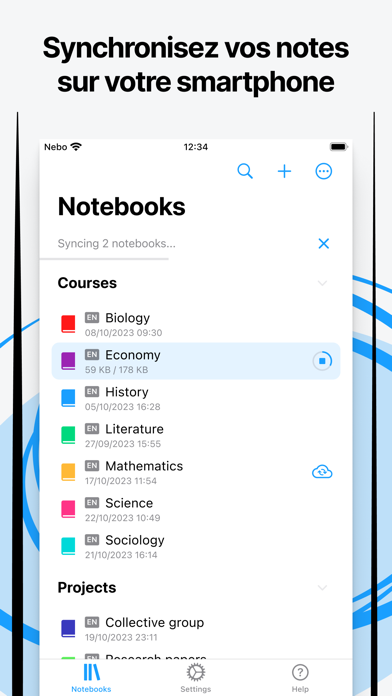 Screenshot #1 pour Nebo: Notes et Annotations PDF