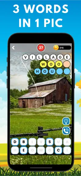 Game screenshot 3 Words 1 Pic - Puzzle Games mod apk