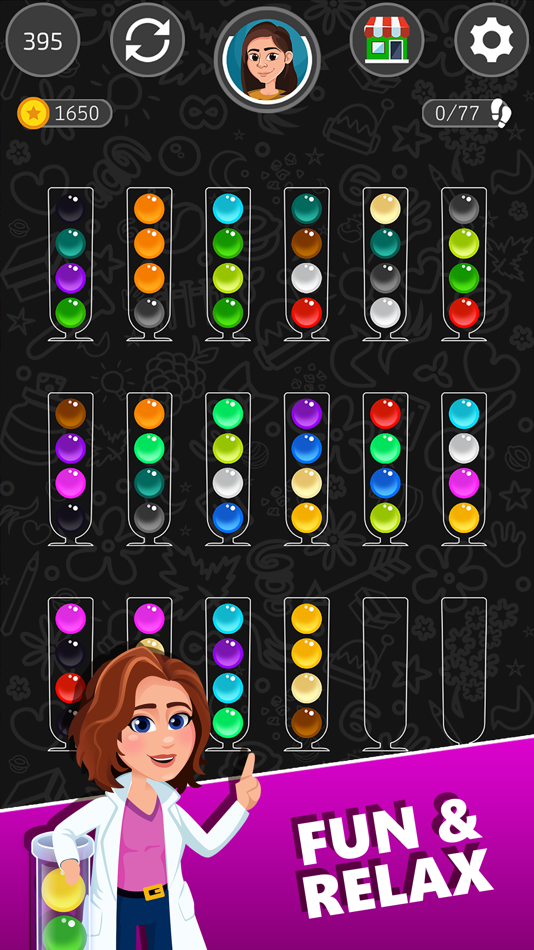 #6. Ball Sort Master (iOS) Podle: Tomasz Rusak