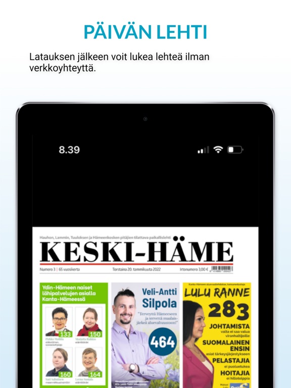 Screenshot #6 pour Keski-Häme, päivän lehti