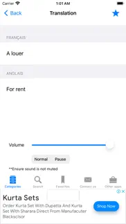 french to english using ai iphone screenshot 3