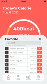 calorie-log iphone screenshot 4