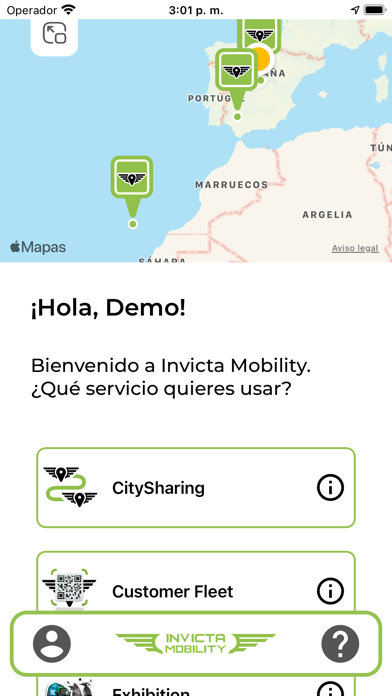 Invicta Mobility Screenshot
