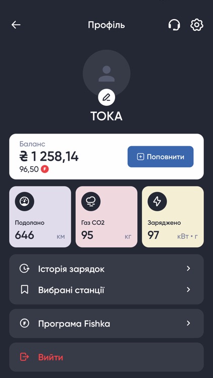 TOKA Network — зарядні станції