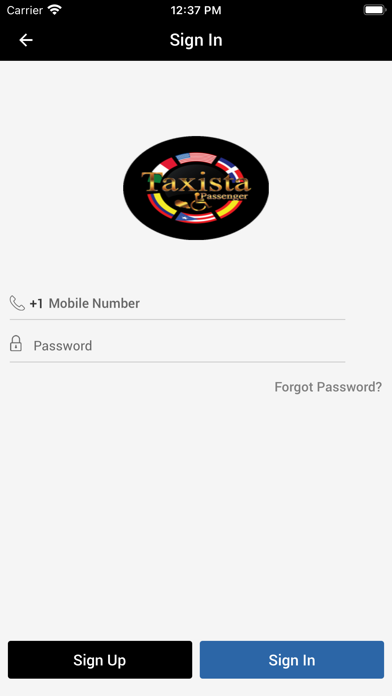 Taxista Passenger Screenshot