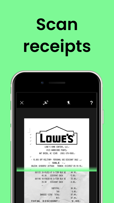 Tofu Expense: Receipt Tracker Screenshot