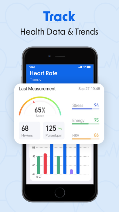 Heart Rate Monitor: HR, BP App Screenshot