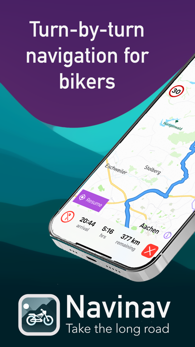 NaviNav - Motorcycle GPS Screenshot