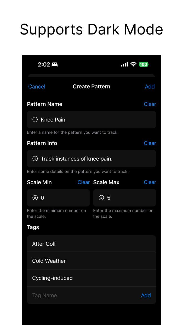 Pattern Track symptoms and more