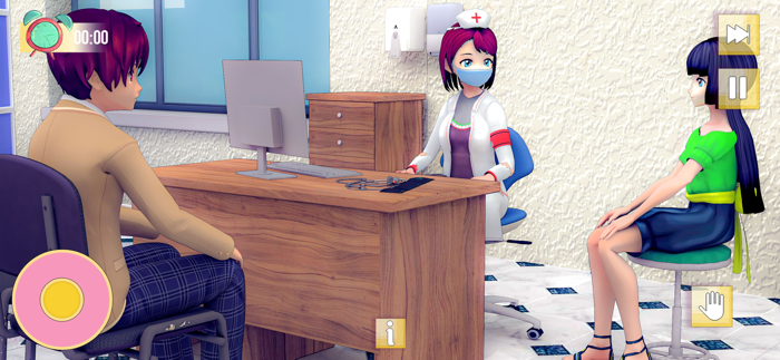 Pregnant Mom and Baby Anime Game