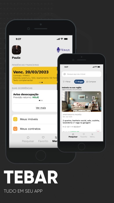Imobiliária Tebar Screenshot