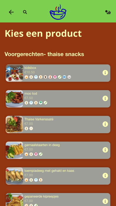 Aroy Thaise Snacks Screenshot