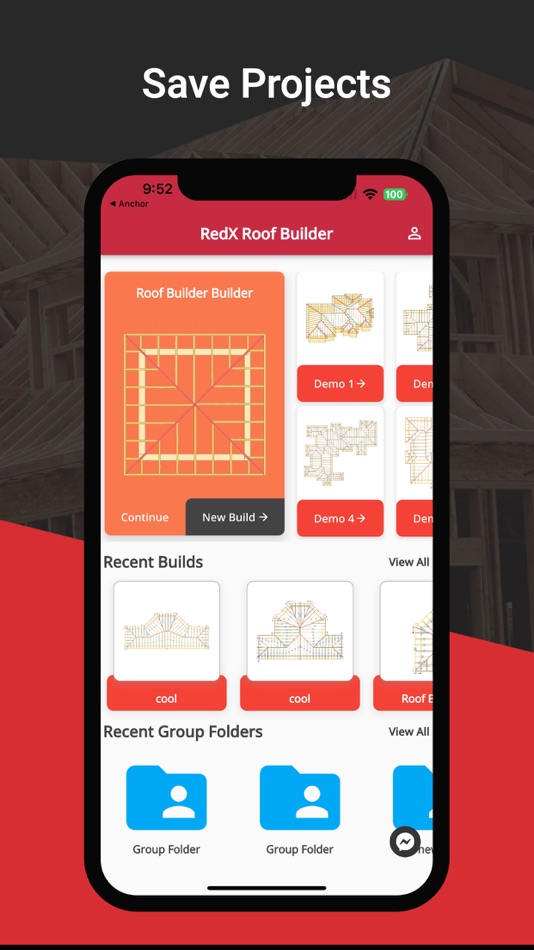 #3. RedX Roof Builder - 3D Design (iOS) 由: RedX Technology Inc