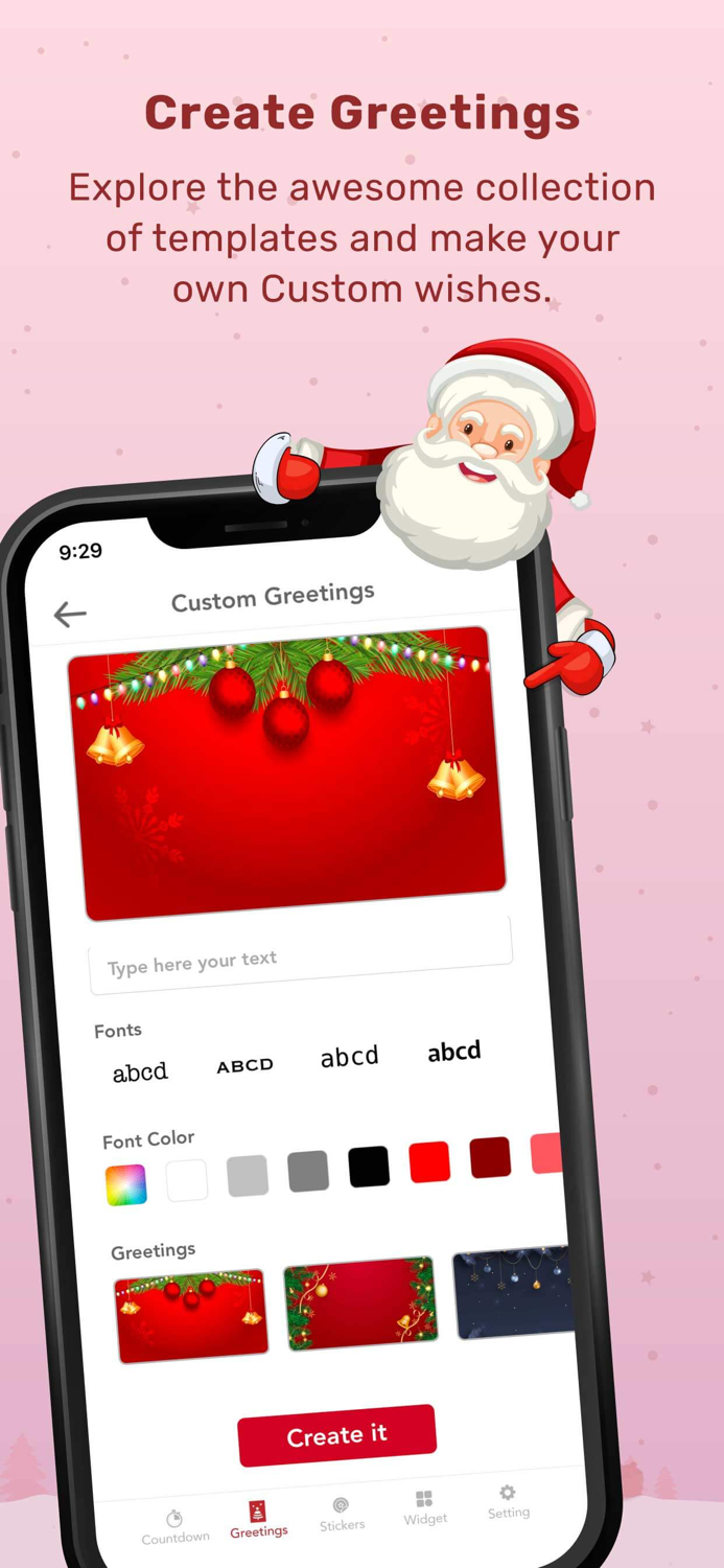 Christmas Countdown and Widget