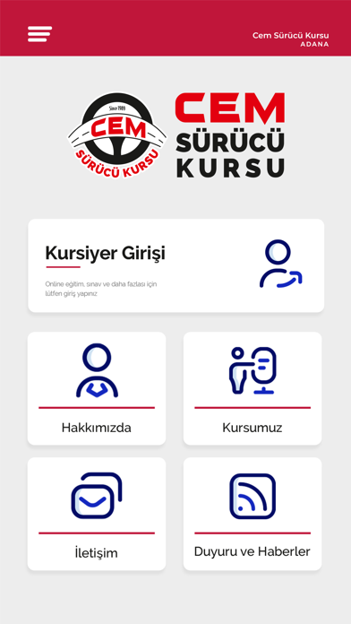 Cem Sürücü Kursum Screenshot