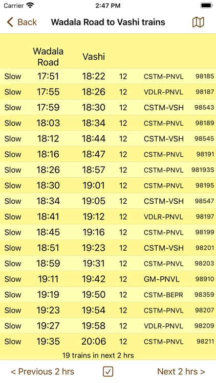 Mumbai Local Train Timetable screenshot-7