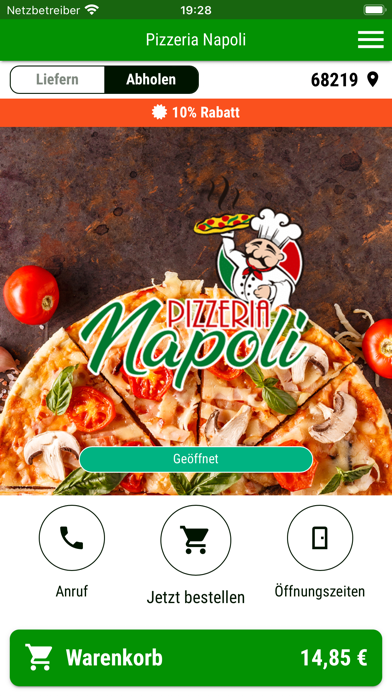 Pizzeria Napoli Mannheim Screenshot