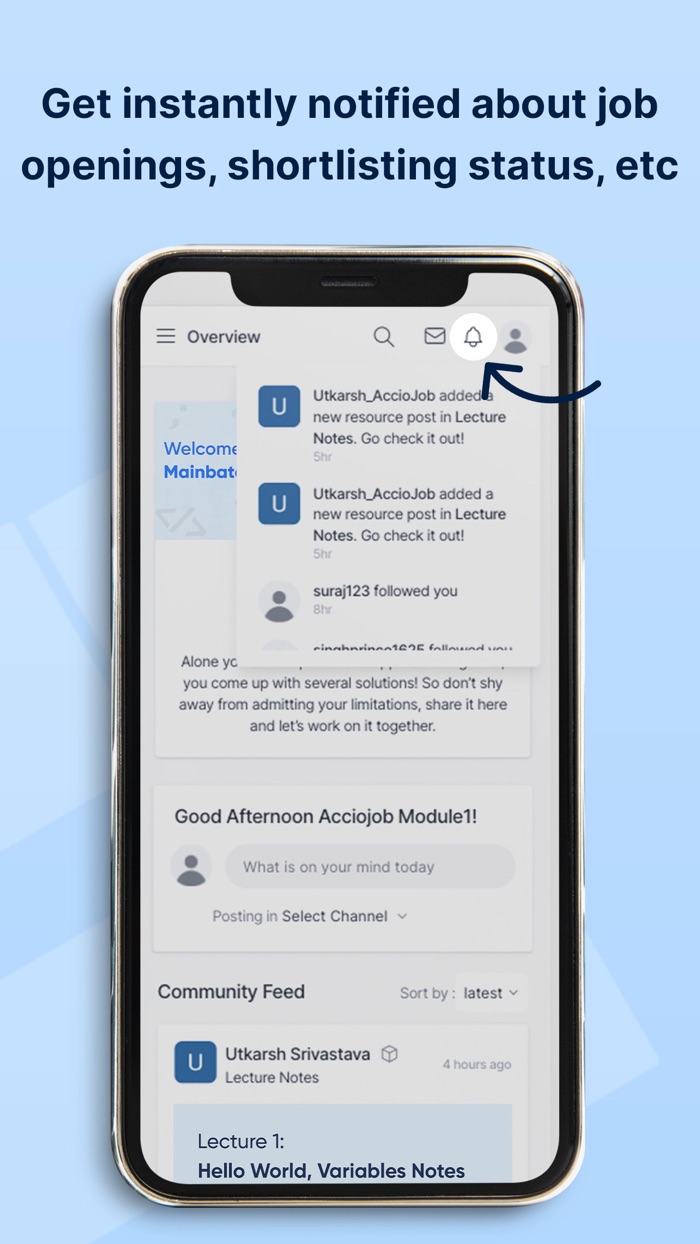 Acciojob  Batch Students