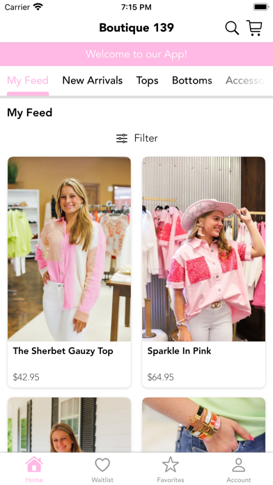 Boutique 139 Screenshot