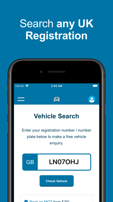 Vehicle Check - Car Tax Check Screenshot