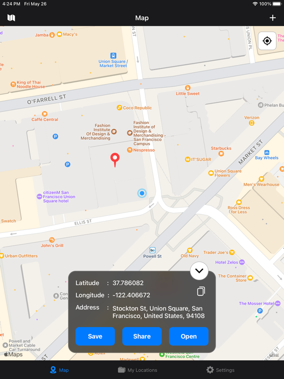 Save Location : GPS Map