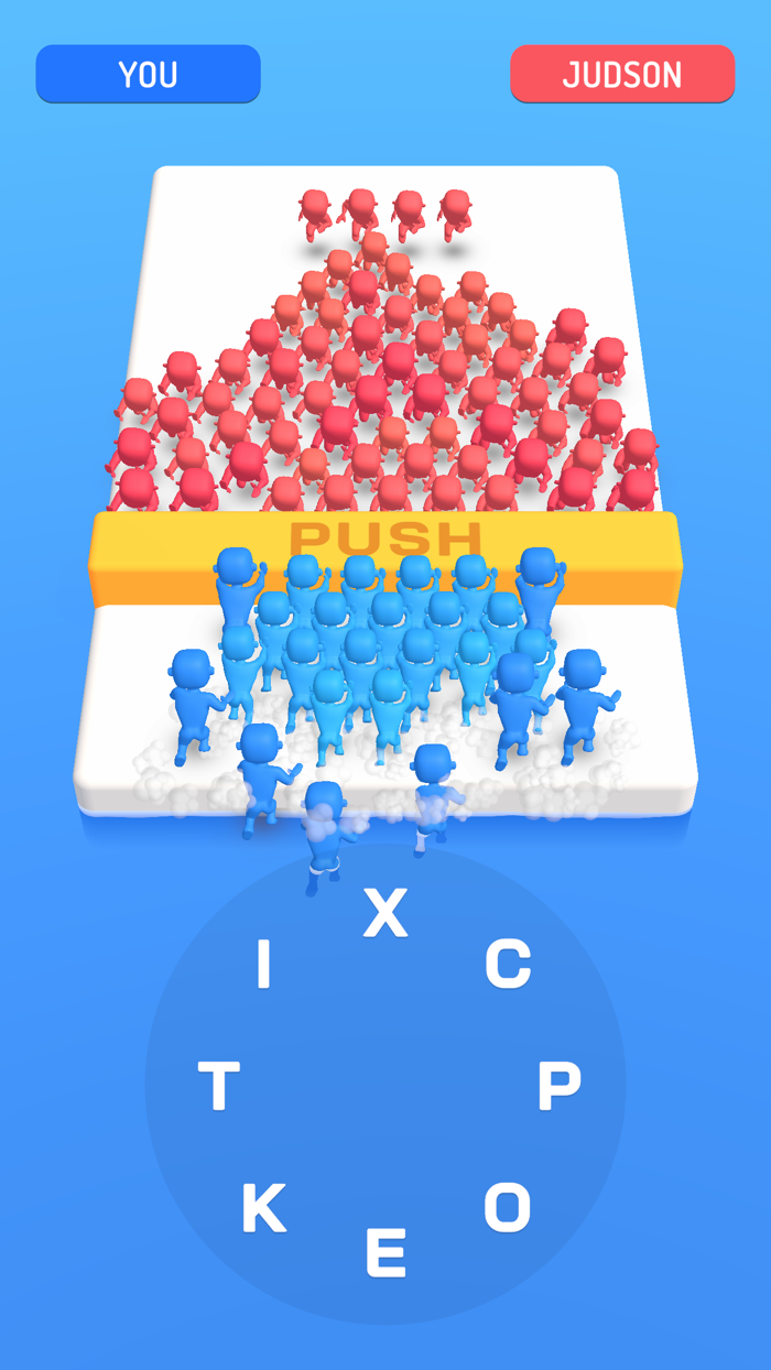 Word Pusher 3D - Ultimate War