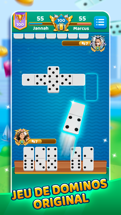 Screenshot #1 pour Domino Battle: Jeux de Societe