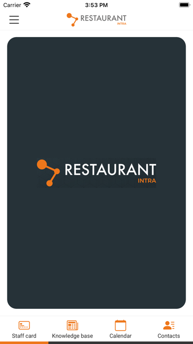 Restaurantintra Screenshot