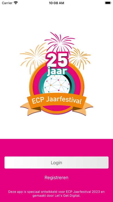 ECP Jaarfestival 2023 Screenshot