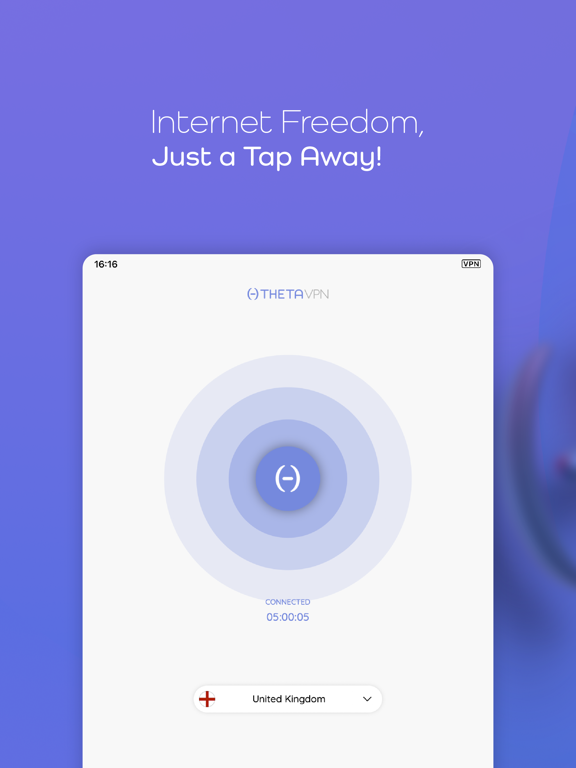 Screenshot #4 pour ThetaVPN - Fast & Secure VPN