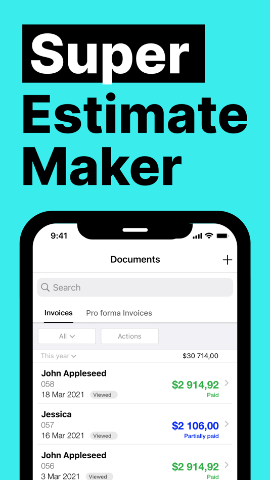 #1. Freebie Estimate Maker App (iOS) 由: Erik Hudak