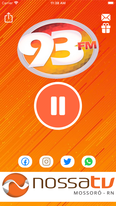 93 FM Resistência Mossoró Screenshot