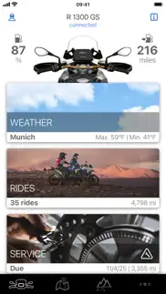 bmw motorrad connected iphone screenshot 1