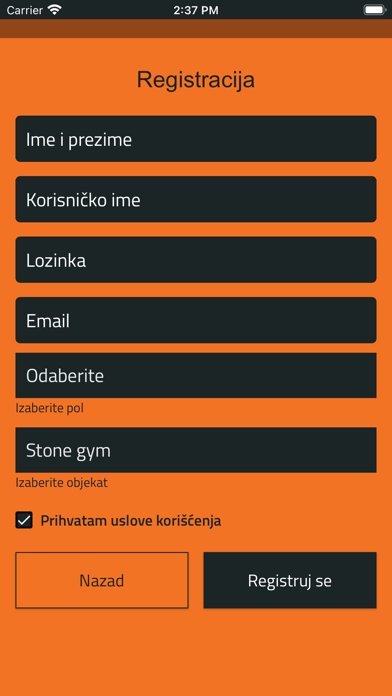 Stone Gym Screenshot