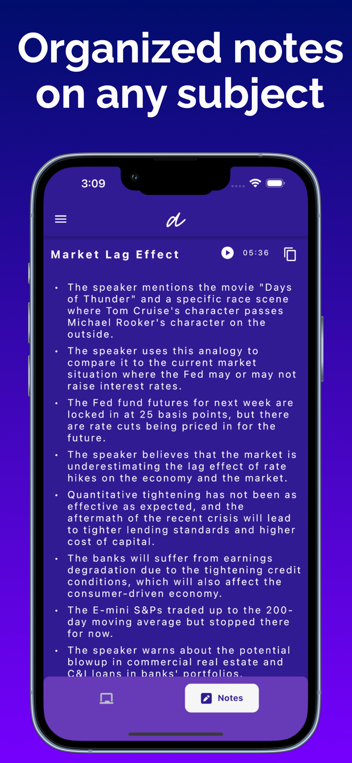 A Note Automated Note Taking