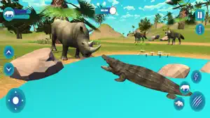 African Wildlife Rhino Savanna screenshot 1