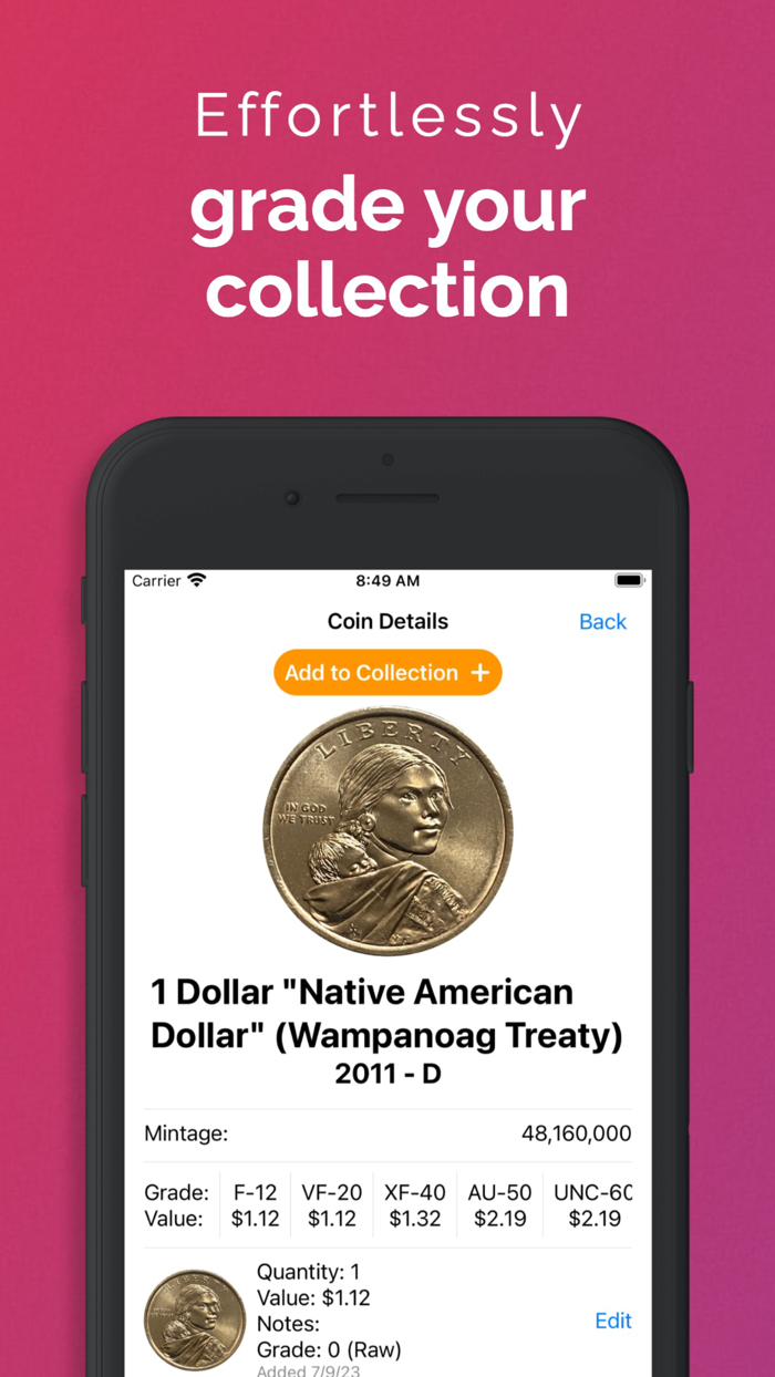 LuckyScan Coin Identifier