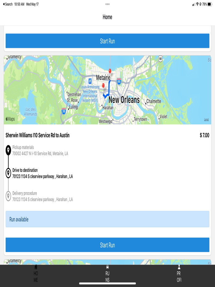 Construction Run Driver