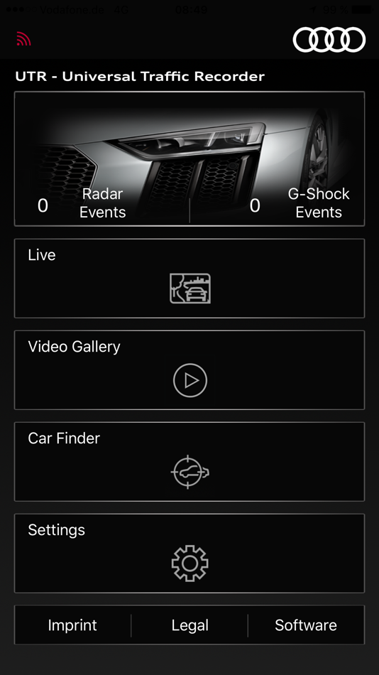 #5. Universal Traffic Recorder (iOS) Podle: AUDI AG