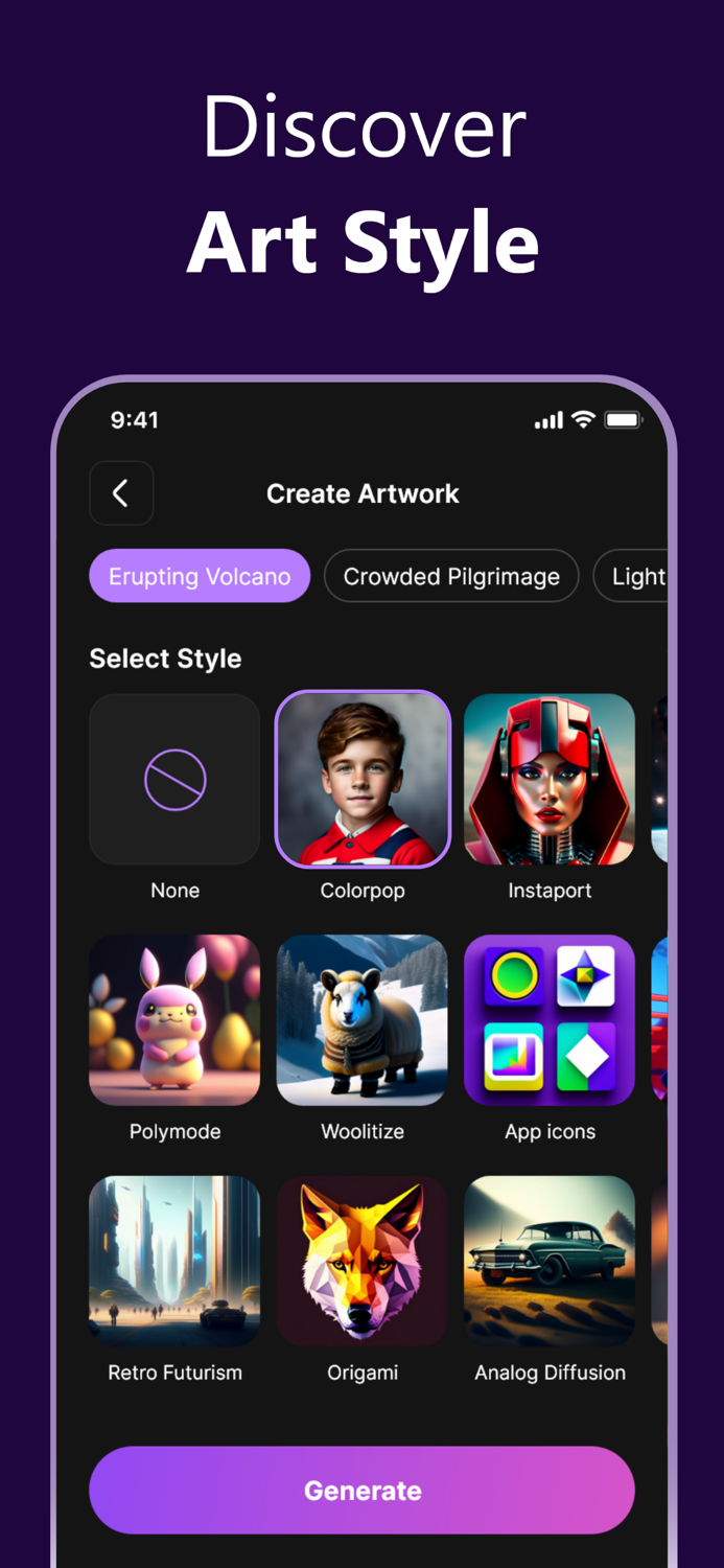 PhotoArts - AI Art Generator