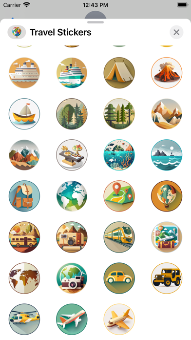 Screenshot #2 pour Travel Sticker Pack