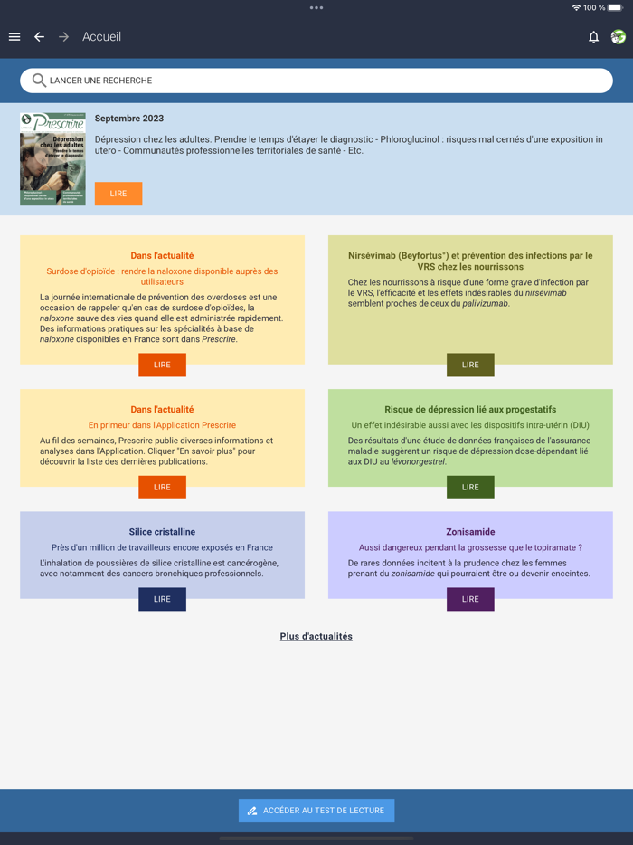 Application Prescrire