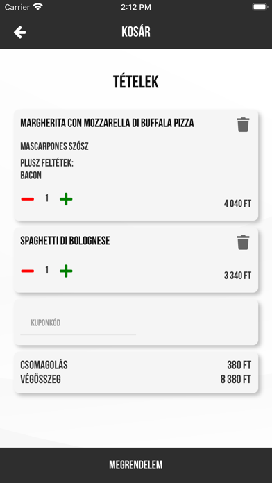GURU Pizza Pasta Coffee Brunch Screenshot