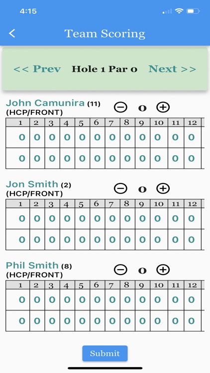 Golfers and Commissioners App screenshot-3