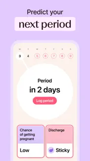 flo period & pregnancy tracker iphone screenshot 2