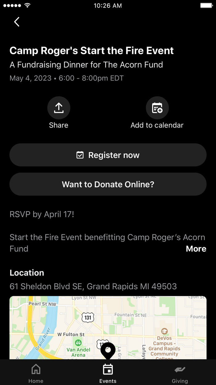 Camp Roger and Camp Scottie