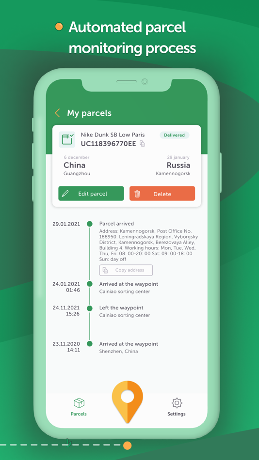 #8. Check Parcel (iOS) 由: WebInvest SIA