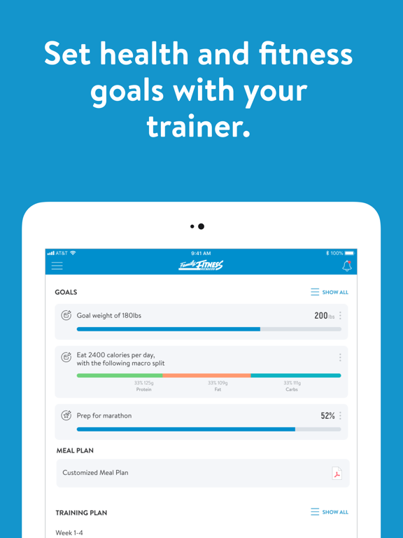 Family Fitness Coach iPad screenshot 4 - Health & Fitness app