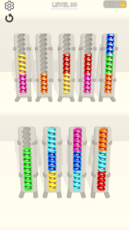 #8. Color Screw Sort (iOS) 由: Babil Studios