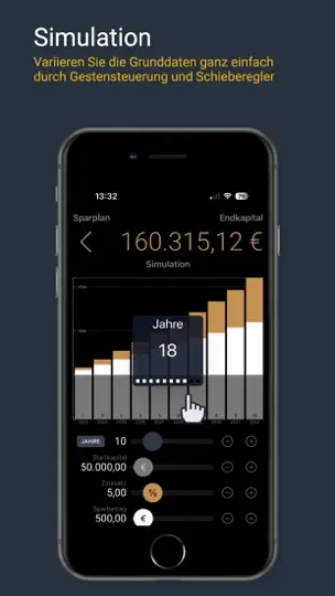 Screenshot von Finanzrechner MarkMoney3 auf dem iPhone 7